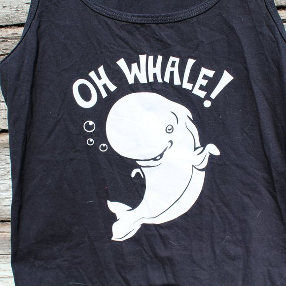 GRAPHIC TANK TOP OH WHALE - Picture 1 of 5